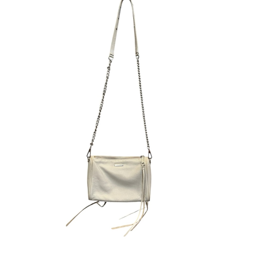 🤍 𝐑𝐄𝐁𝐄𝐂𝐂𝐀 𝐌𝐈𝐍𝐊𝐎𝐅𝐅 Mini MAC Crossbody in Light Grey 🤍